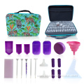 Purple Diamond Painting Accessories Storage 80 Bottles